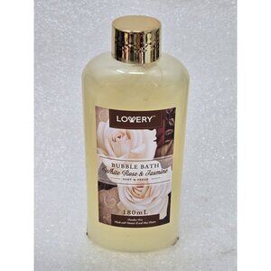 Lovery White Rose & Jasmine Bubble Bath Soft Fresh Bath Liquid 180mL